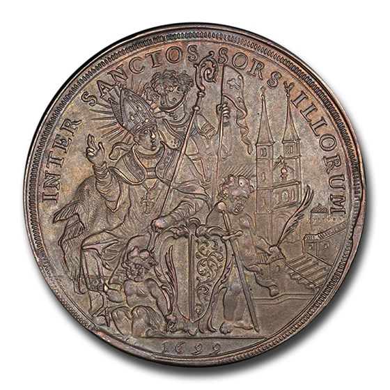 1699 Swiss Cantons Luzern Silver Double Schautaler SP-58 PCGS 1699 Swiss Cantons Luzern Silver Double Schautaler SP-58 PCGS